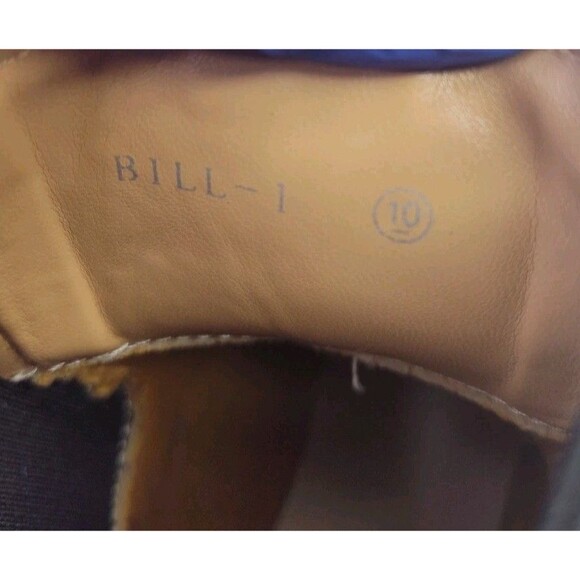 Women White Chunky Chelsea Ankle Boots Platform Street wear Bill 1 Size 10 - Picture 8 of 9